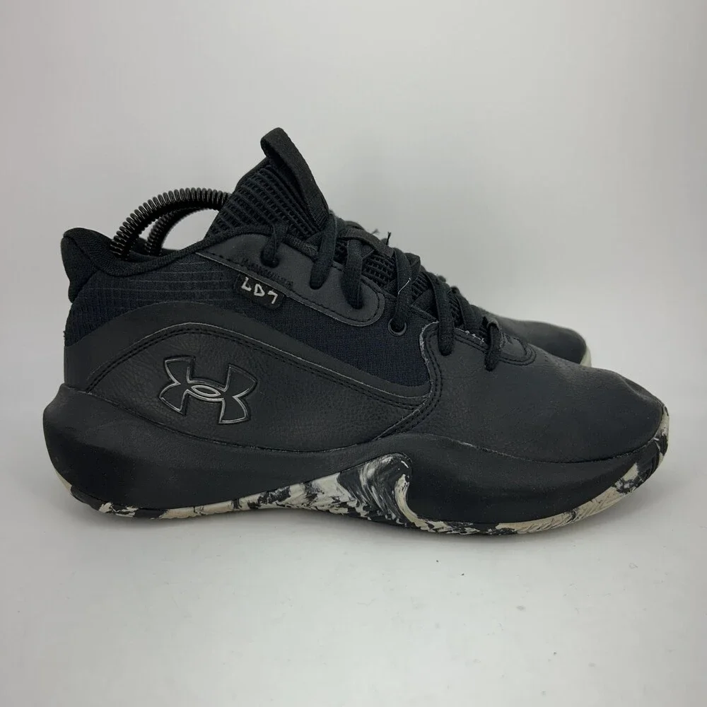 Under Armour Shoes Youth Size 7Y Black LD7 Basketball Sneakers 3028513-004
